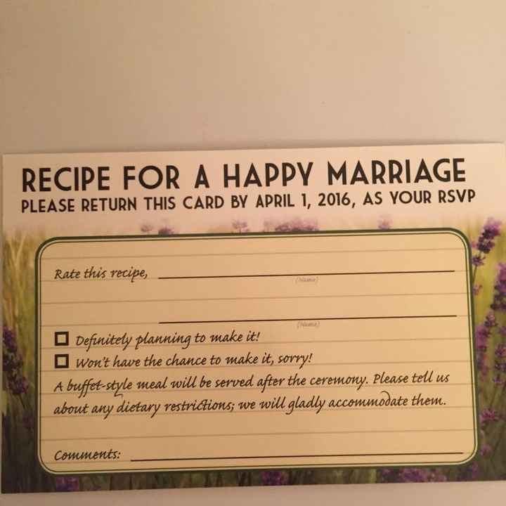 DIY Invites sent today!