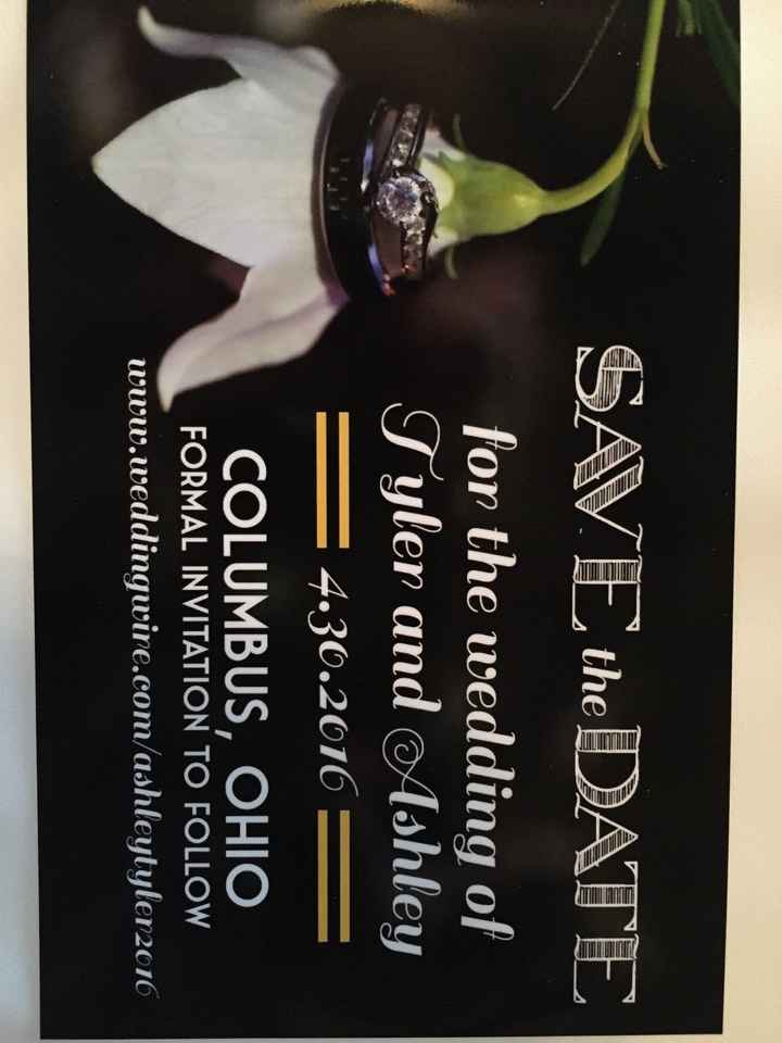 DIY save the dates are done!