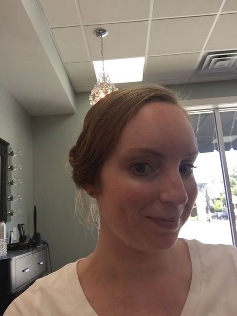 Hair and makeup trial pics!