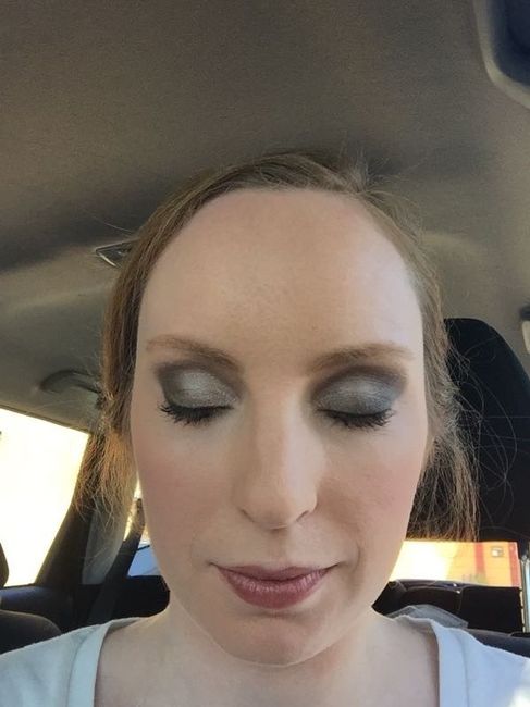 Hair and makeup trial pics!