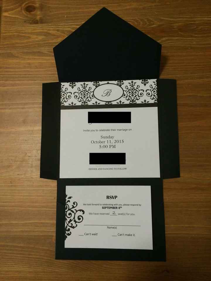 Invitations are finally out - Invitation Kit pics