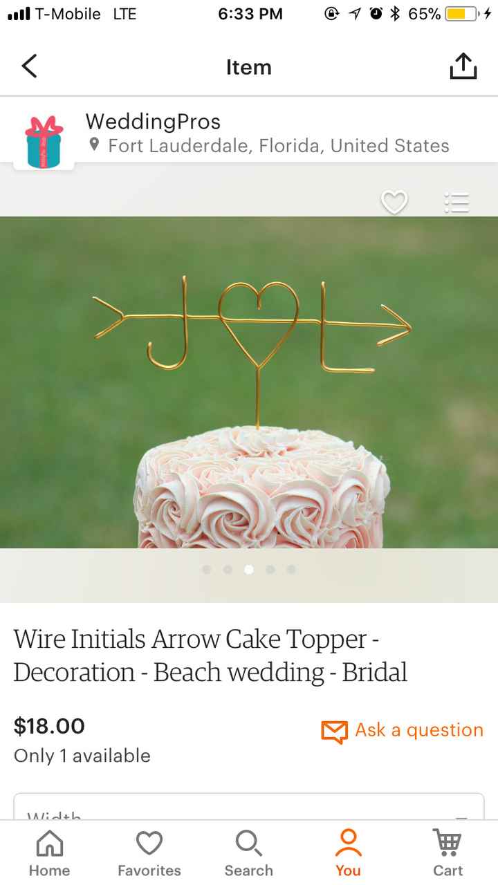 Cake Topper 