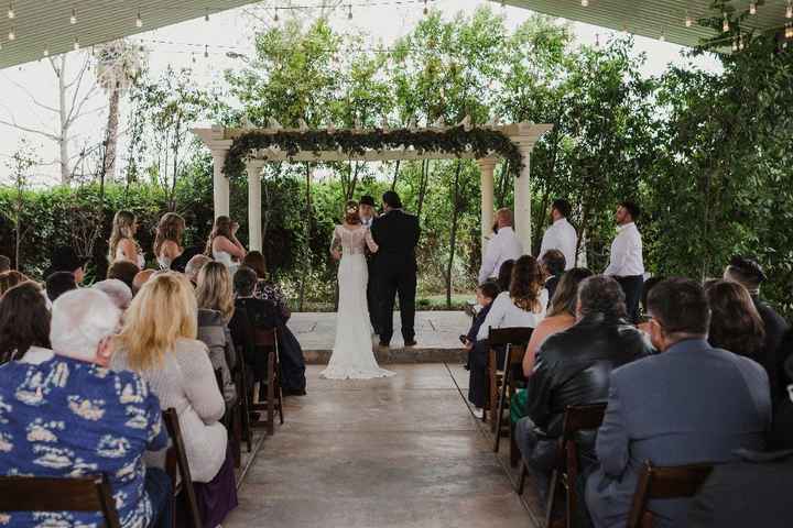 Ceremony at Garden Barn