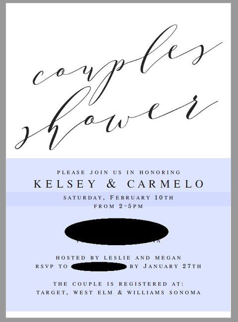 No Kids At Couples Shower - Help My Mama 1