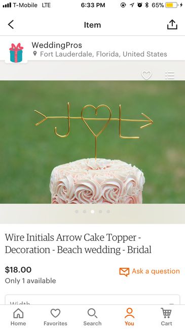 Cake Topper 