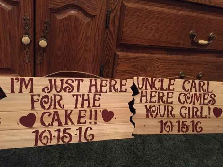 Wedding Signage and DIY