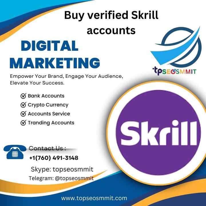 Buy Verified Skrill Accounts - TOPSEOSMMIT