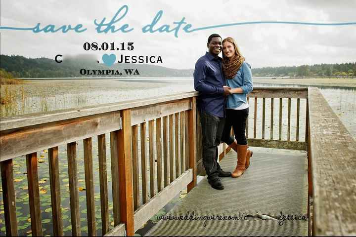 Save the Dates are in and sent!