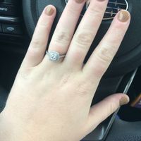 A few days after engagement- sparkly and clean