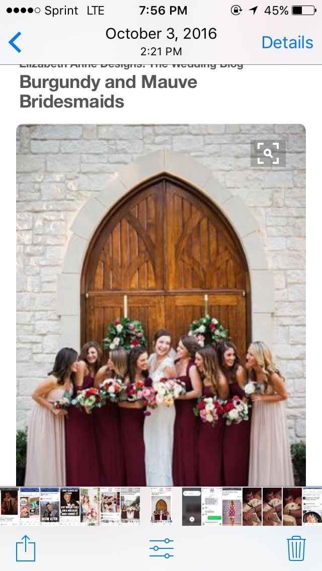 wedding color regret?