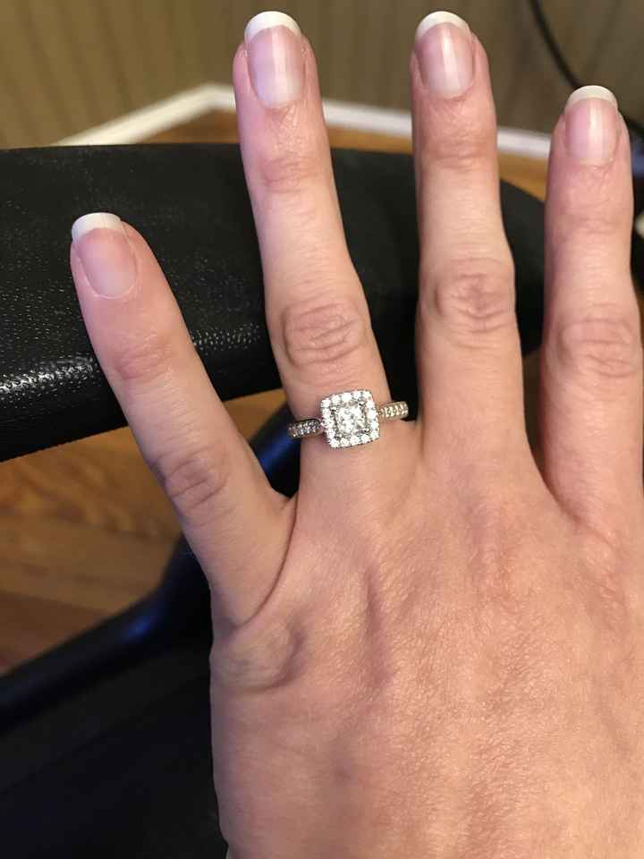 Anyone get crap for the size of their engagement ring?