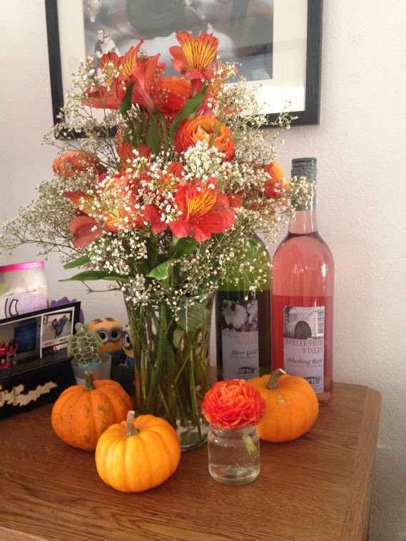 My first attempt at DIY Centerpieces!  What do you think??