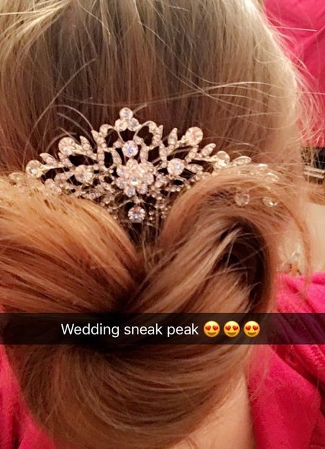 Bridal earrings/hair accessories