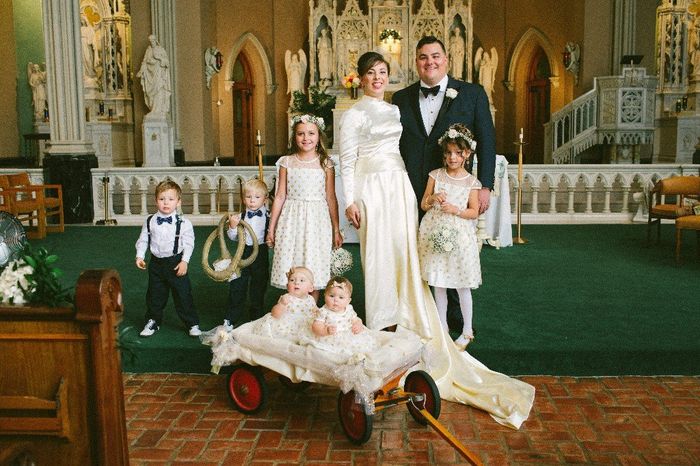 Flower girls and ring bearers
