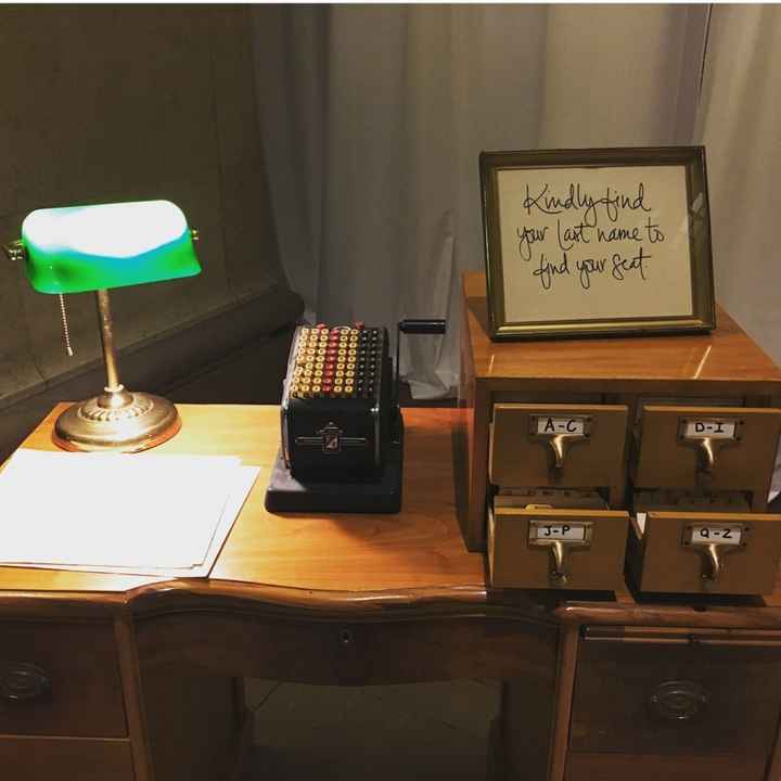 Themed reception? - 1