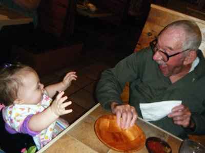 My Grandpa and my LO *pic*