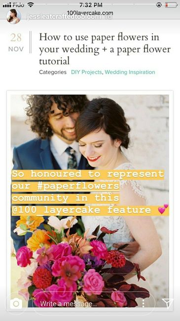 Crepe Paper flowers - 1
