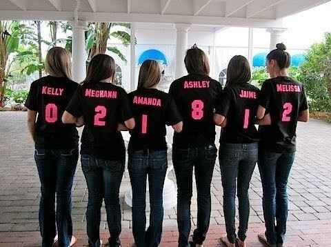 Bridesmaids T-shirts