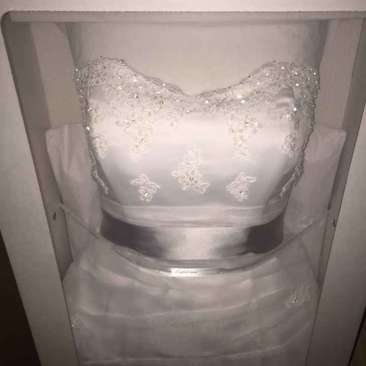 Preserved wedding dress