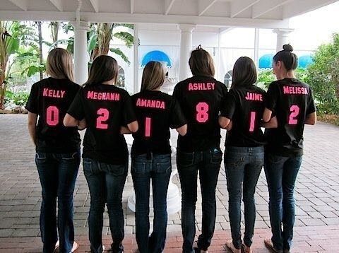Bridesmaids T-shirts