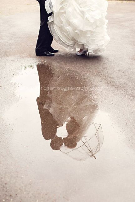 Rain on wedding day