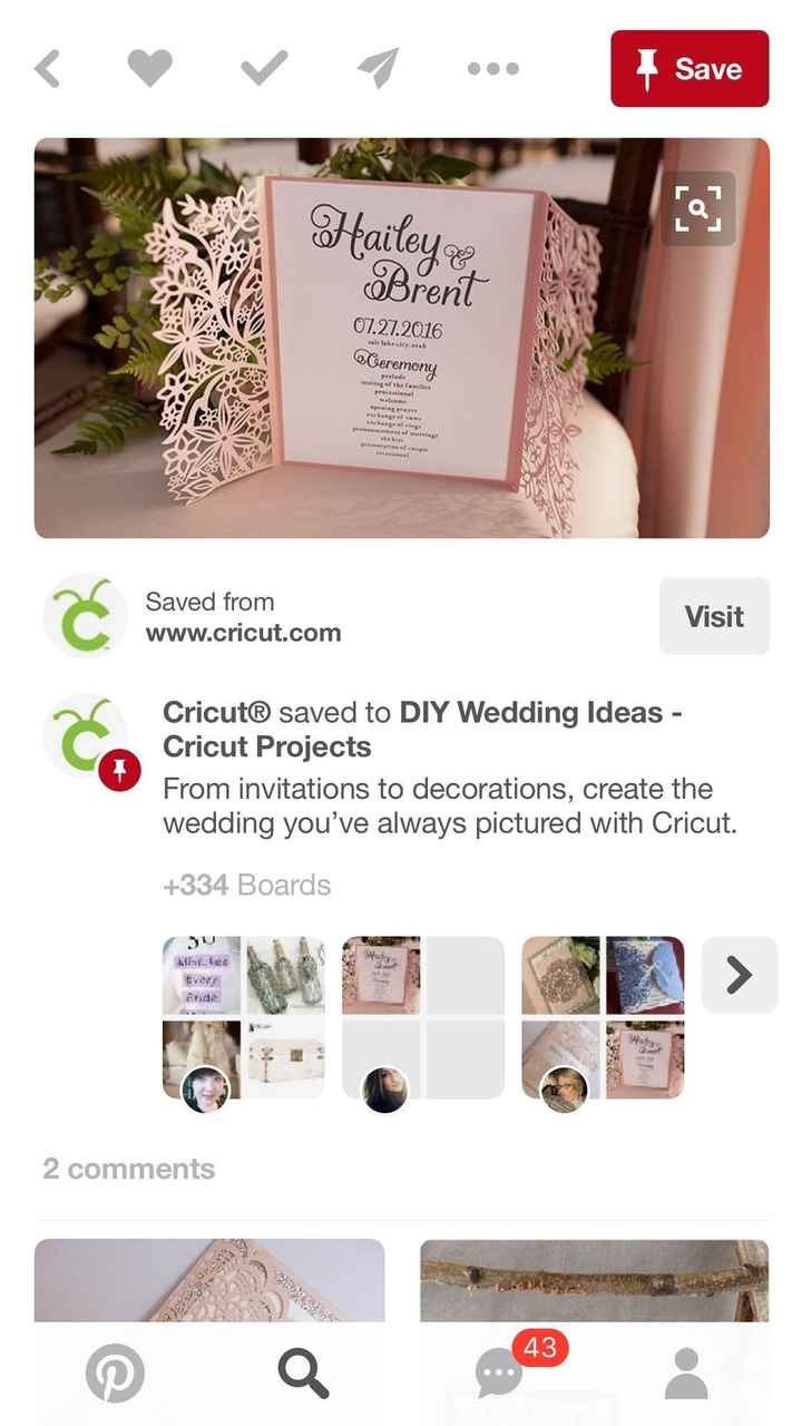 Show me your wedding invitations!