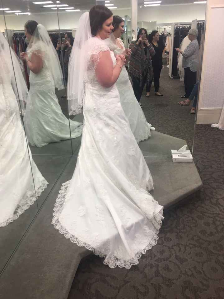 Said yes to the dress! But which veil?