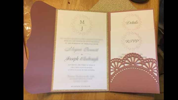 Wedding invitations
