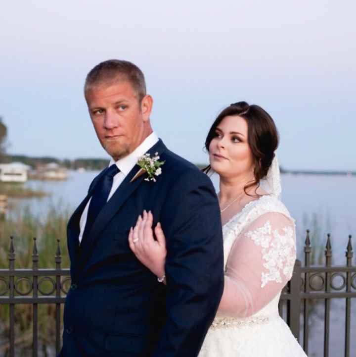 Has anyone added sleeves to their Davids Bridal wedding dress? - 1