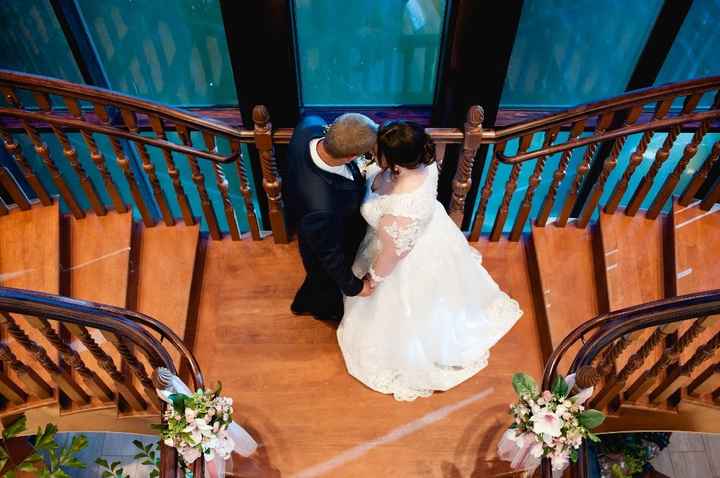 The staircase was THE selling point for this venue