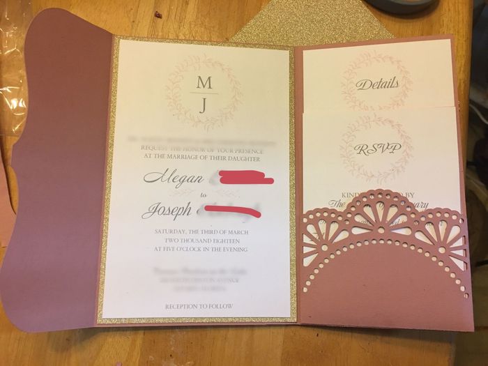 Show me your invites!! :)