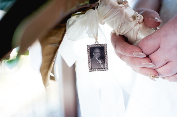 my grandfather bouquet charm