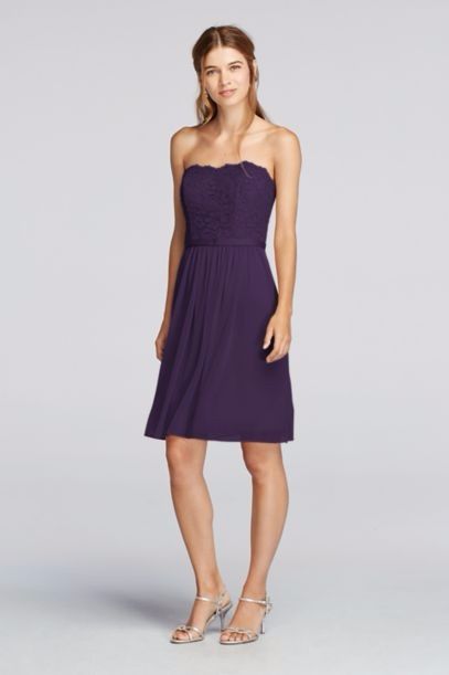 Marine or Deep Purple with a Gold Dress