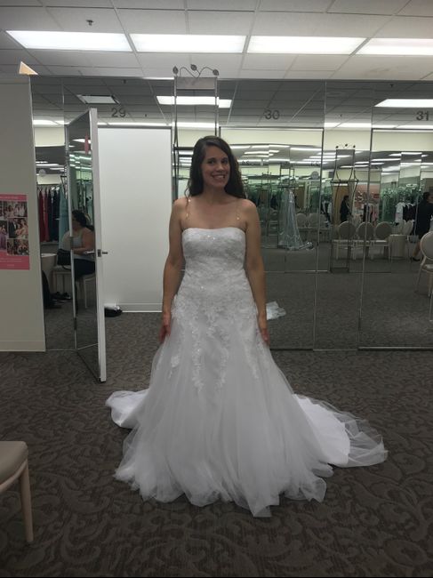 My wedding dress, i absolutely love it, adding sleeves!  Anyone else wearing a ball gown?? 5