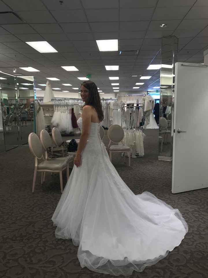 My wedding dress, i absolutely love it, adding sleeves!  Anyone else wearing a ball gown?? - 1