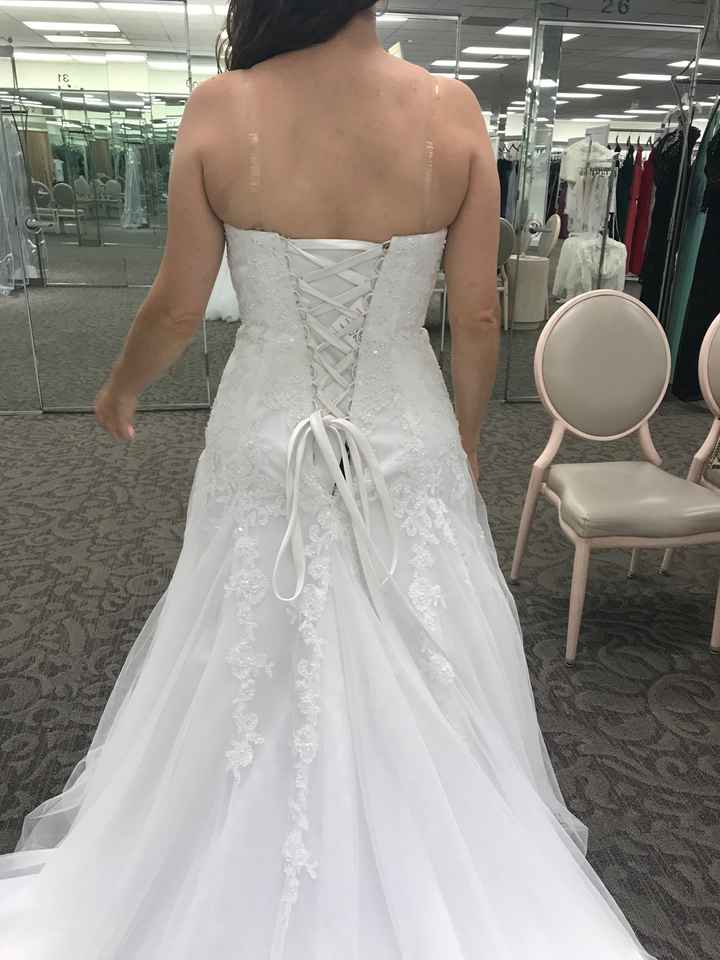 My wedding dress, i absolutely love it, adding sleeves!  Anyone else wearing a ball gown?? - 3