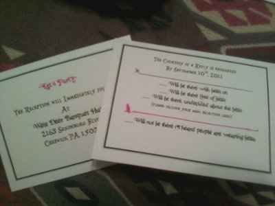 my wedding invitations!!! pictures!!!
