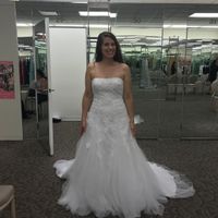 My wedding dress, i absolutely love it, adding sleeves!  Anyone else wearing a ball gown?? - 2