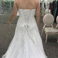 My wedding dress, i absolutely love it, adding sleeves!  Anyone else wearing a ball gown?? - 3