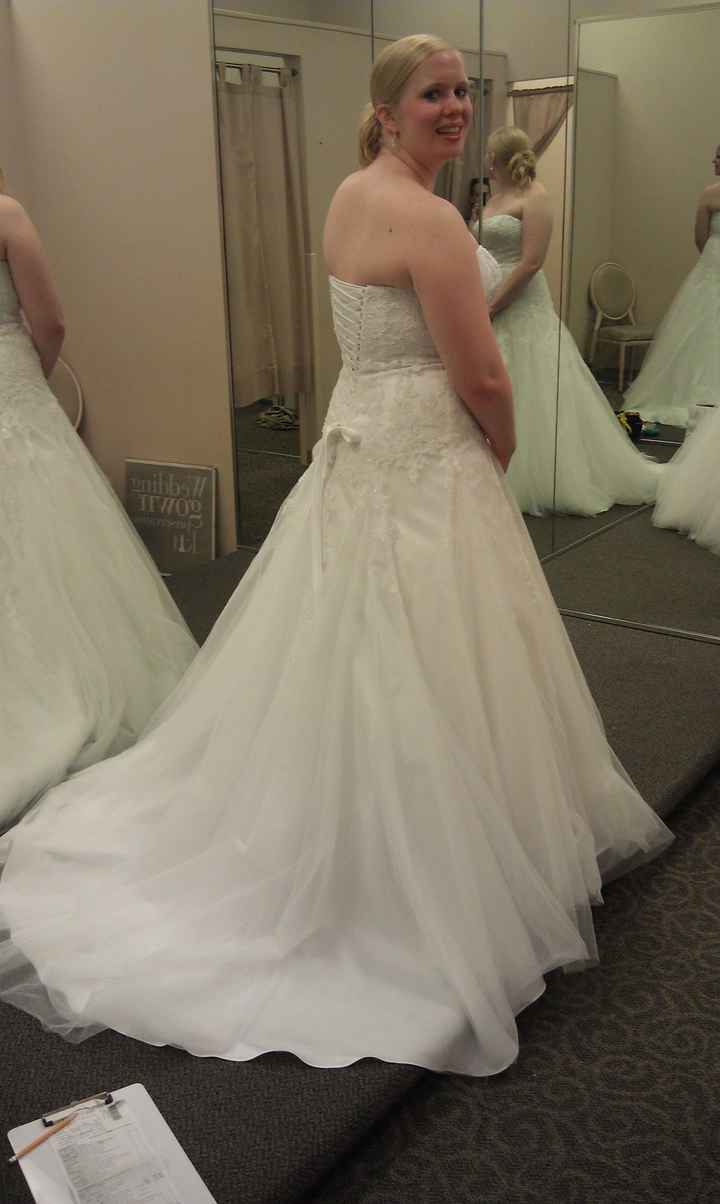 My dress is beautiful, but I don't feel beautiful in it...Update!