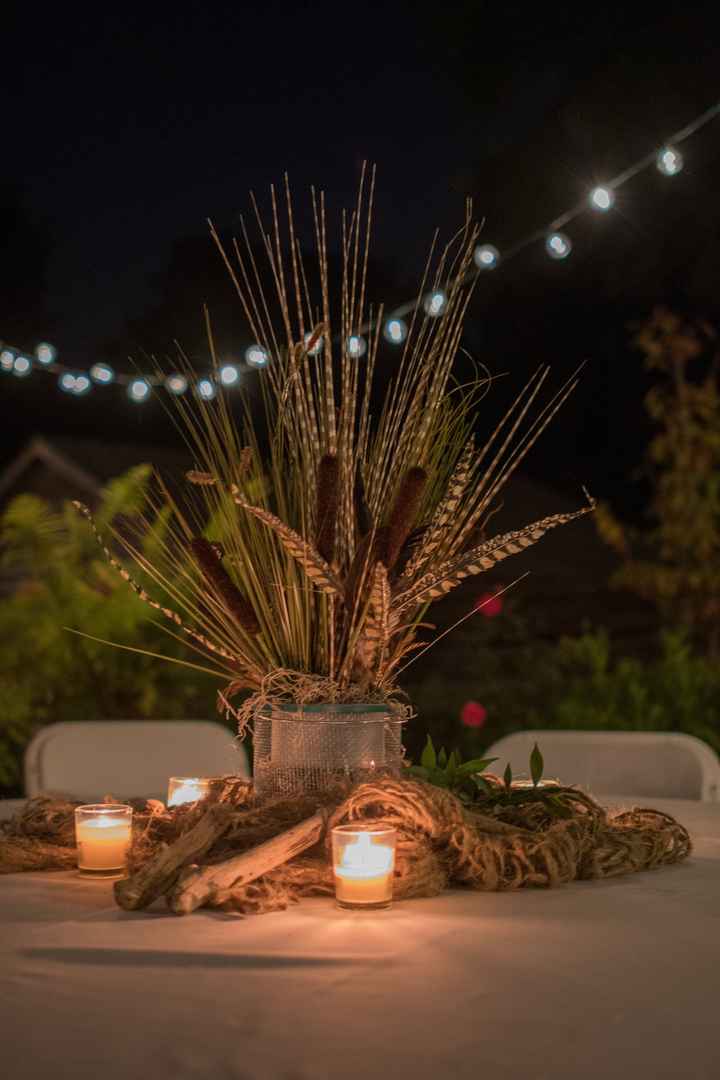 Camouflage rehearsal dinner