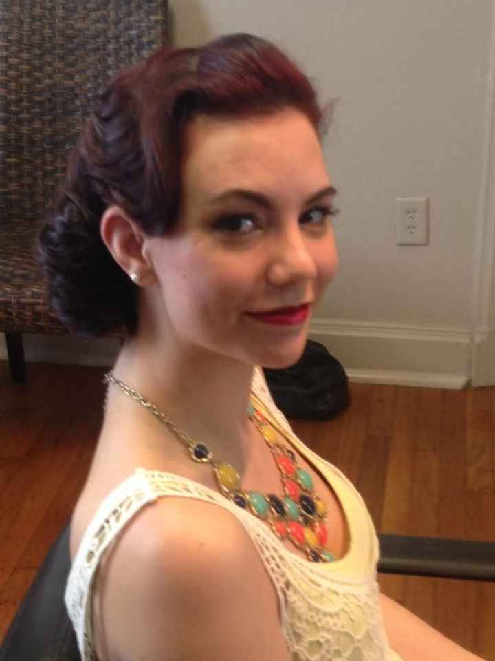 Hair and Makeup Trial (with pics) Opinion?