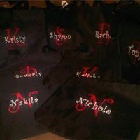 Bridesmaids Bags 8 for $25, free embroidery