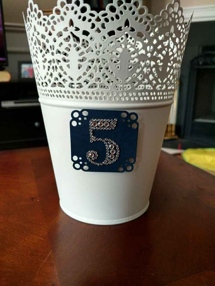 Show me your Table Seating Charts and DIY Table Numbers