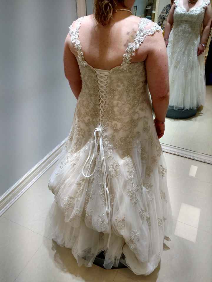 Adding straps to a wedding dress