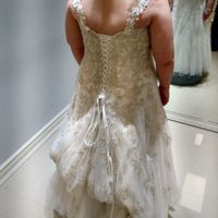 Adding straps to a wedding dress