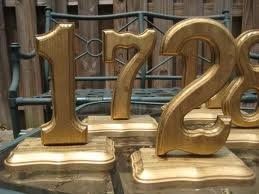unique Ideas for table numbers