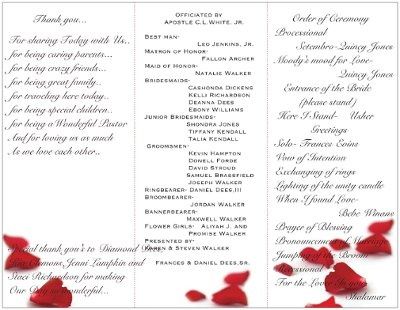 Wedding Programs - Please share