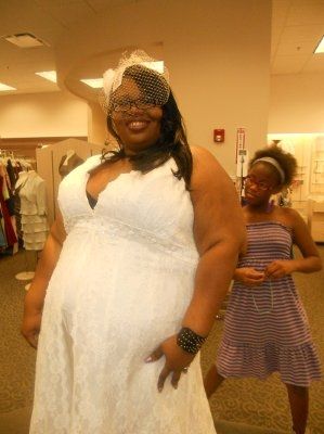 Show me your dress with you vs the model!
