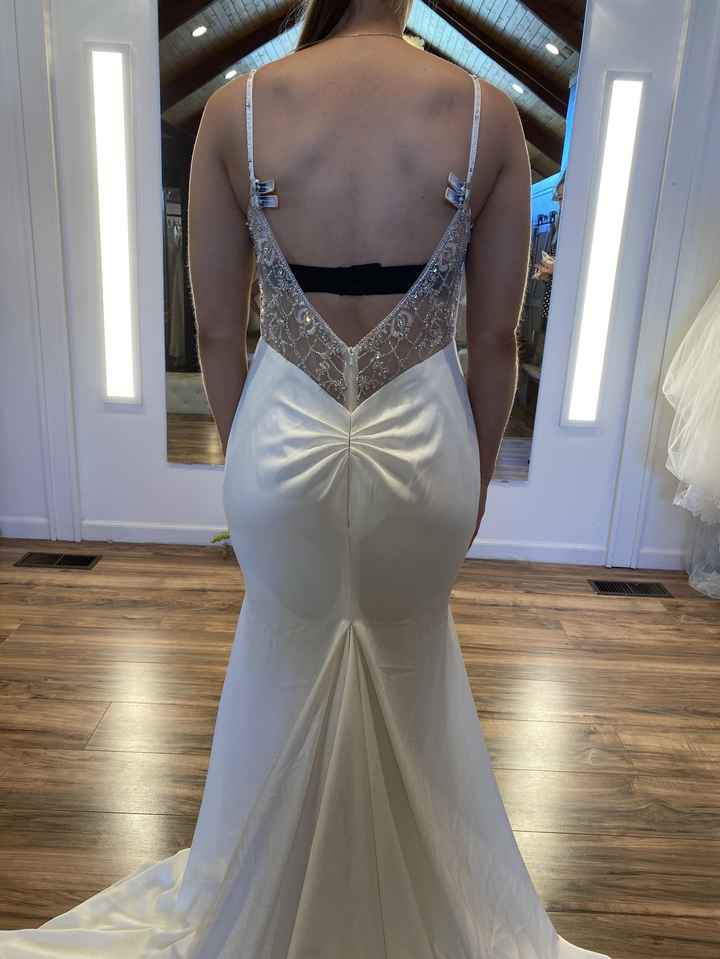 Can alterations be made to this dress to take the beading off? 1